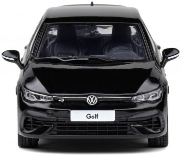 Solido Modellauto Maßstab 1:43 VW Volkswagen Golf VIII R schwarz 2022 S4311803