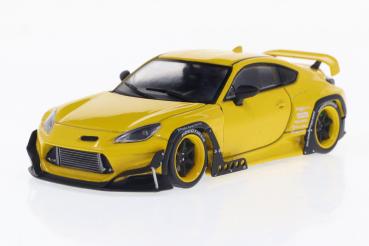 Solido Modellauto Maßstab 1:43 Toyota GR86 Rocket Bunny gelb S4315101