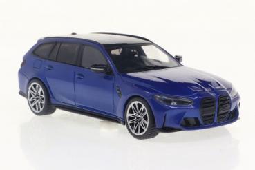 Solido Modellauto Maßstab 1:43 BMW G81 M3 Touring, 2023 blau S4315402