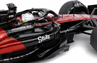 Solido Modellauto Maßstab 1:18 Alfa Romeo Formel 1 Team C43 #77 Canadian GP 2023 S1811101