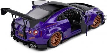 Solido Modellauto Maßstab 1:18 Nissan GT-R R35 lila 2022 S1805812