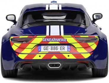 Solido Modellauto Maßstab 1:18 Alpine A110 Gendarmerie blau 2023 S1801628