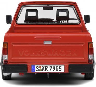 Solido Modellauto Maßstab 1:18 VW Volkswagen Caddy MK.1 rot 1982 S1803511