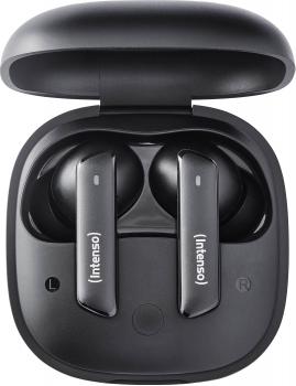 Intenso True Wireless Kopfhörer T500AE Bluetooth Buds Pro mit Akku schwarz