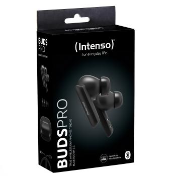 Intenso True Wireless Kopfhörer T500AE Bluetooth Buds Pro mit Akku schwarz