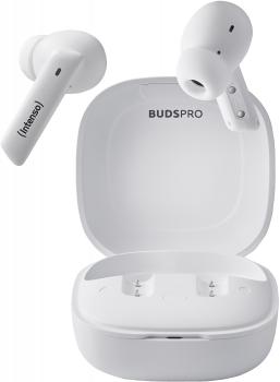 Intenso True Wireless Kopfhörer T502AE Bluetooth Buds Pro mit Akku weiß