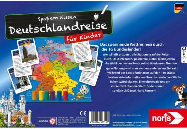 Noris Kinderspiel Quizspiel Deutschlandreise für Kinder 606071907