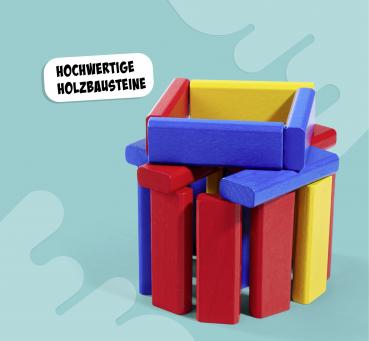 Noris Kinderspiel Geschicklichkeitsspiele 3 bunte Bausteinspiele 606012165