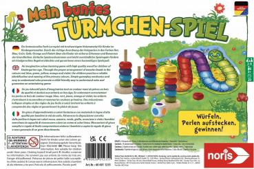 Noris Kinderspiel Würfelspiel Mein buntes Türmchenspiel 606011235