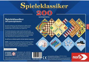 Noris Familienspiel Spielesammlung Spieleklassiker - 200 Spielmöglichkeiten 606111687