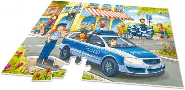 45 Teile Noris Kinder Puzzle XXL Puzzle Auf Streife mit der Polizei 606031792