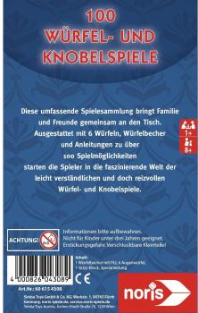 Noris Familienspiel Spielesammlung 100 Würfel- und Knobelspiele 606154308