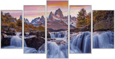 Schipper Malen nach Zahlen Master Class Polyptych 132x72cm Mystisches Patagonien 609450913