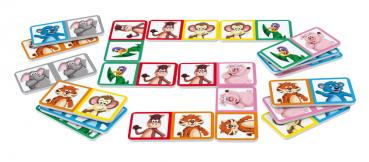 Schmidt Spiele Meine Lieblingsspiele Zuordnungsspiel Domino Kids 40539