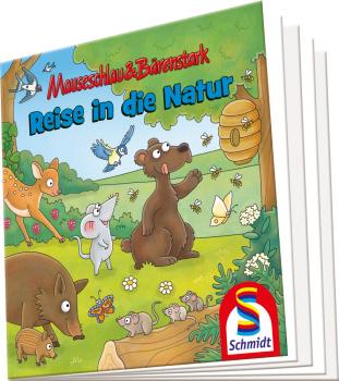 3 x 48 Teile Schmidt Spiele Kinder Puzzle Mauseschlau und Bärenstark Reise in die Natur 56413