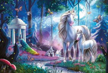 200 Teile Schmidt Spiele Kinder Puzzle Einhornstute mit Fohlen 56486