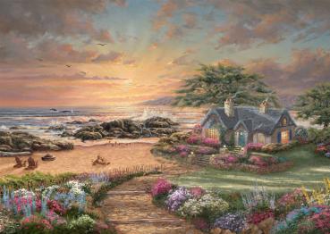 1000 Teile Schmidt Spiele Puzzle Thomas Kinkade Seaside Cottage 57368