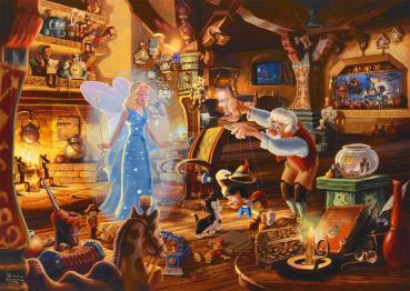 1000 Teile Schmidt Spiele Puzzle Thomas Kinkade Disney Geppetto's Pinocchio 57526