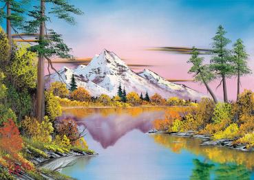 1000 Teile Schmidt Spiele Puzzle Bob Ross Spiegelungen 57535