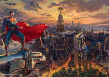 1000 Teile Schmidt Spiele Puzzle Thomas Kinkade Superman, Protector of Metropolis 57590