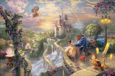 1000 Teile Schmidt Spiele Puzzle Thomas Kinkade Disney Beauty and the Beast 59475