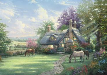 500 Teile Schmidt Spiele Puzzle Thomas Kinkade A Perfect Summer Day 59692