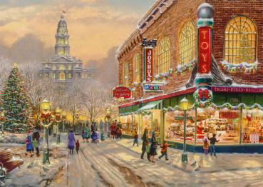 1000 Teile Schmidt Spiele Puzzle Thomas Kinkade Ein Weihnachtswunsch 59936