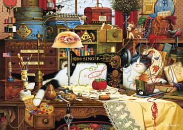 1000 Teile Schmidt Spiele Puzzle Charles Wysocki Maggie, die Chaotin 59993