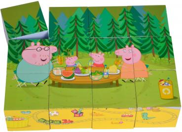 12 Teile Eichhorn Kinder Würfel Puzzle Holz Peppa Pig 109265708