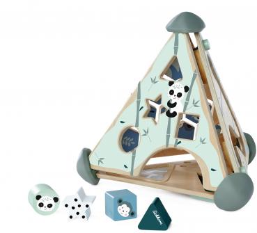 Eichhorn Kleinkindwelt Spielcenter Pyramide Steck- und Memospiel 16 Teile 100003812