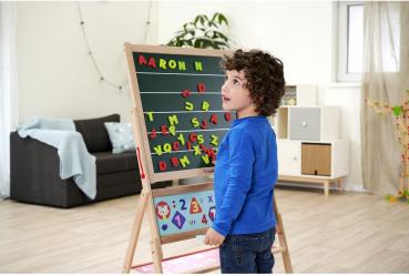 Eichhorn Spielzeug Spielwelt Tafel Magnettafel Standtafel inkl. 48 Buchstaben und Zubehör 100002589