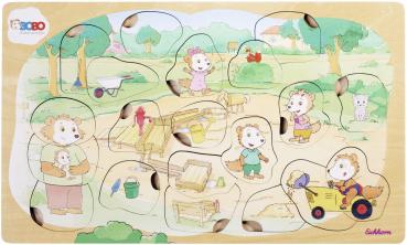 24 Teile Eichhorn Kinder Puzzle Holz Bobo Siebenschläfer 2er Set 109245681