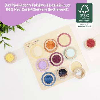 Eichhorn Kleinkindwelt Motorikspielzeug Montessori Fühlbrett 100006005