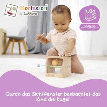 Eichhorn Kleinkindwelt Motorikspielzeug Montessori Box mit Kugeln 100006030