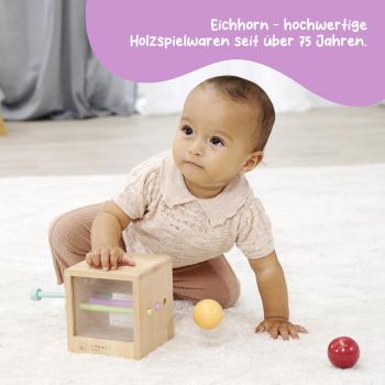 Eichhorn Kleinkindwelt Motorikspielzeug Montessori Box mit Kugeln 100006030