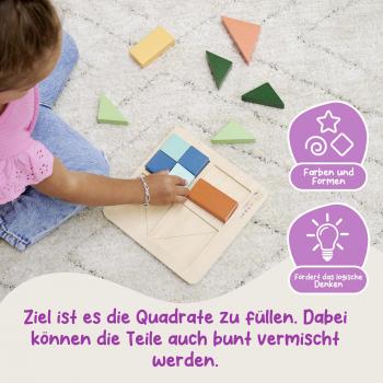 Eichhorn Kleinkindwelt Motorikspielzeug Legespiel Montessori Formenpuzzzle 100006032