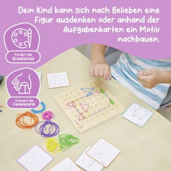 Eichhorn Kleinkindwelt Motorikspielzeug Montessori Geometriebrett 100006050