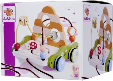 Eichhorn Baby Babywelt Rollspielzeug Holz Nachziehwagen 100006811