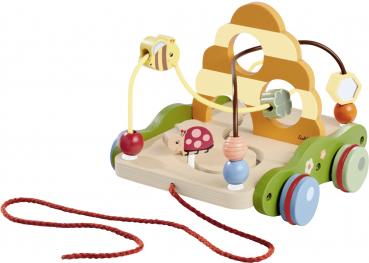 Eichhorn Baby Babywelt Rollspielzeug Holz Nachziehwagen 100006811