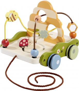 Eichhorn Baby Babywelt Rollspielzeug Holz Nachziehwagen 100006811