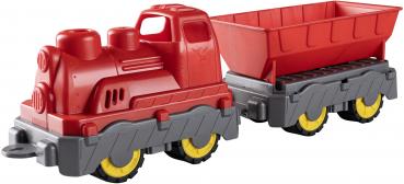 BIG Indoor / Outdoor Spielzeug Fahrzeug Power Worker Mini Zug mit Wagon 800055784