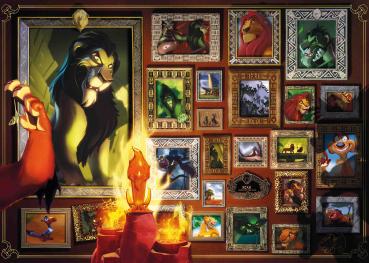 1000 Teile Ravensburger Puzzle Disney Villainous Scar 12000101