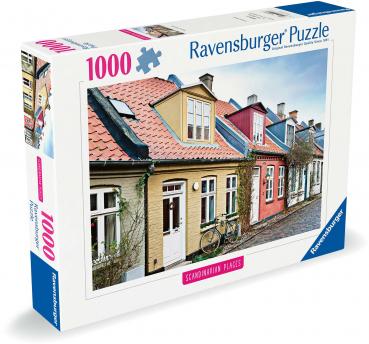 1000 Teile Ravensburger Puzzle Scandinavian Places Häuser in Aarhus, Dänemark 12000113