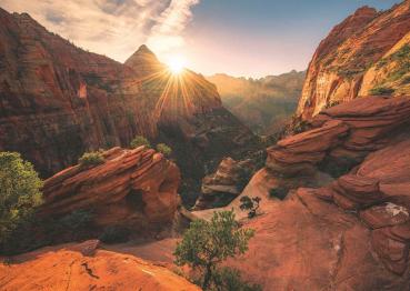 1000 Teile Ravensburger Puzzle Power of Nature Zion Canyon USA 12000118