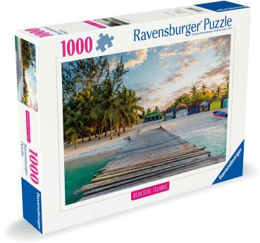 1000 Teile Ravensburger Puzzle Beautiful Islands Karibische Insel 12000159