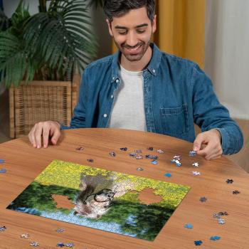 500 Teile Ravensburger Puzzle Pferd im Rapsfeld 12000210