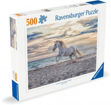 500 Teile Ravensburger Puzzle Pferd am Strand 12000222