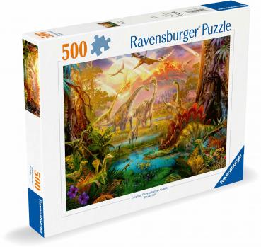 500 Teile Ravensburger Puzzle Im Dinoland 12000238