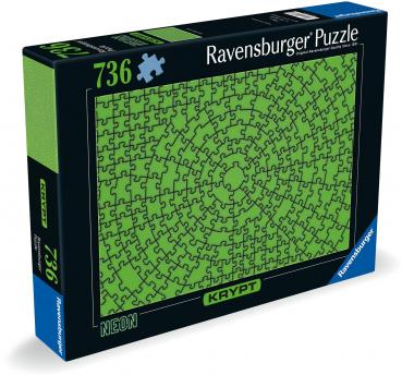 736 Teile Ravensburger Puzzle Krypt Neon Green 12000276