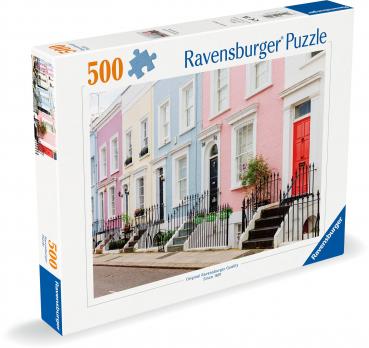 500 Teile Ravensburger Puzzle Bunte Stadthäuser in London 12000304